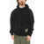 AMBUSH Drawstringed Hoodie Sweatshirt With Multicolor Logo Patch Black