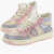 Philippe Model Lace-Up Arles High Sneakers With Multicolored Sequines And L Multicolor