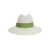 BORSALINO Claudette Fine Wide Brim Panama hat White