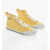 Diesel Contrasting Laces And Sole S-Athos High-Top Sneakers Yellow