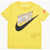 Nike Logo Printed Crew-Neck T-Shirt Yellow