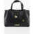 Moschino Love Faux Leather Handbag With Removable Shoulder Strap Black