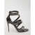 Dolce & Gabbana Leather Sandals With Zippers* Black