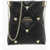Moschino Love Quilted Faux Leather Crossbody Bag With Heart-Shaped Je Black