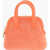 Moschino Love All Over Logo Embossed Terry Mini Bag Orange