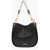 Moschino Love Faux Leather Hobo Bag With Golden Lettering Logo Black