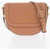 Moschino Love Faux Leather Saddle Bag With Removable Shoulder Strap Brown