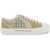 Burberry Vintage Check & Leather Sneakers BEIGE ARCH BEIGE CHK