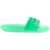 Versace Slide Sandal With Logo GREEN