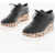 Stella McCartney Wood Wedge Elyse Leather Derby Shoes 8Cm Black