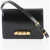 Alexander McQueen Leather Four Ring Crossbody Bag With Gold-Toned Hardware Black