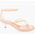 Bottega Veneta Spool Heel Lagoon Bubble Nappa Sandals 4Cm Pink