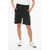 Moose Knuckles Drawstringed Sonoma Shorts With Logoed Application Black