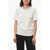 Bottega Veneta Jersey Cotton Overlock T-Shirt White