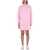 Palm Angels Chemisier Dress With Logo PINK