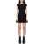Alexander McQueen Mini Dress With Bare Shoulders BLACK