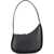 THE ROW Half Moon leather Shoulder Bag BLACK PLD