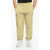 JUST DON 3 Pockets Nylon Pants With Ankle Zip Beige