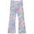 Marcelo Burlon Flare Split Cuffs Trousers MULTICOLOUR