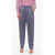 Vince High Waist Satin Double Pleated Flared Pants Violet