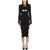 ANDREADAMO Dress With Cut-Out Details BLACK