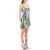 Diesel 'M-Areah' Mini Dress In Laminated Lurex Knit 324 APPLE GREEN