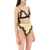 OSEREE 'Travaille' High-Waisted Bikini Set CHAMPAGNE