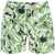 Palm Angels Swimtrunks With Hibiscus Print GREEN WHITE