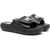 MM6 Maison Margiela Chunky Sun Mules Maxi Logo BLACK