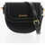 Moschino Love Faux Leather Saddle Bag With Removable Shoulder Strap Black