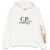 C.P. Company Graphic Logo Hoodie WHITE