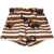 MINI RODINI Crocodiles Aop Shorts BROWN