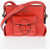 Moschino Love Faux Leather Crossbody Bag With Braided Details Red
