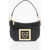 Moschino Love Faux Leather Bag With Removable Shoulder Strap And Meta Black