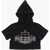 DSQUARED2 Sport Edtn.05 Contrasting Printed T-Shirt With Hood Black