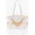 Moschino Love Faux Leather Shoulder Bag With Removable Golden Charm White