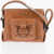 Moschino Love Faux Leather Crossbody Bag With Braided Details Brown