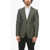 CORNELIANI Cc Collection Linen-Blend Refined Blazer With Patch Pockets Green