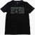 Converse All Star Crew-Neck T-Shirt With Maxi Frontal Logo-Print Black