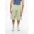 UNDERCOVER Drawstringed Shorts With Graphic Print Green