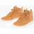 Nike Leather And Fabric Court Vision Mid Sneakers Brown