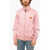 Bel-Air Athletics Academy Zip-Up Sweatshirt With Embroidered Logo Pink