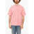 Diesel Printed T-Wash-C3 Short Sleeved T-Shirt Pink