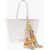 Versace Jeans Couture Saffiano Faux Leather Range A Thelma Maxi Tote White