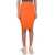 Off-White Cut-Out Skirt ORANGE