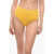 Karl Lagerfeld Solid Color Bikini Bottom Yellow