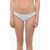 Karl Lagerfeld Bikini Bottom With Contrasting Finishes Black & White