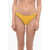 Karl Lagerfeld Bikini Bottom With Contrasting Finishes Yellow