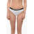 Karl Lagerfeld Two-Tone Sport Bikini Bottom With Logoed Elastic Band At The Black & White