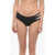 Karl Lagerfeld Bottom Bikini Tribal With Contrasting Details Black